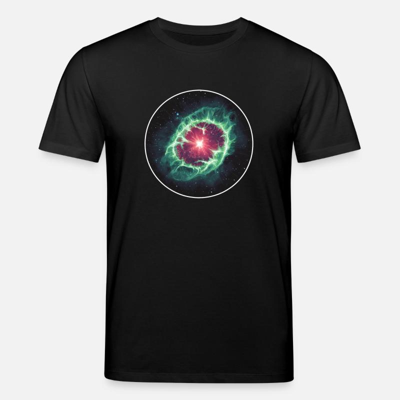 Astronomy Space Planetary Nebula Shell - Stanley/Stella CREATOR Unisex Organic T-Shirt - black