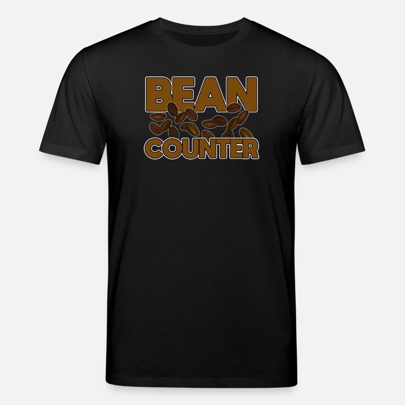 Lustiger Buchhalter Bohnenzähler - Stanley/Stella Unisex Bio-T-Shirt CREATOR  - Schwarz