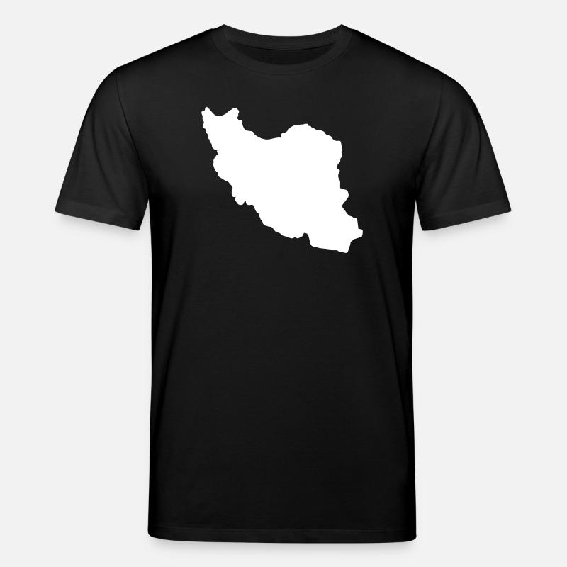 Iran Silhouette - Stanley/Stella Unisex Bio-T-Shirt CREATOR  - Schwarz