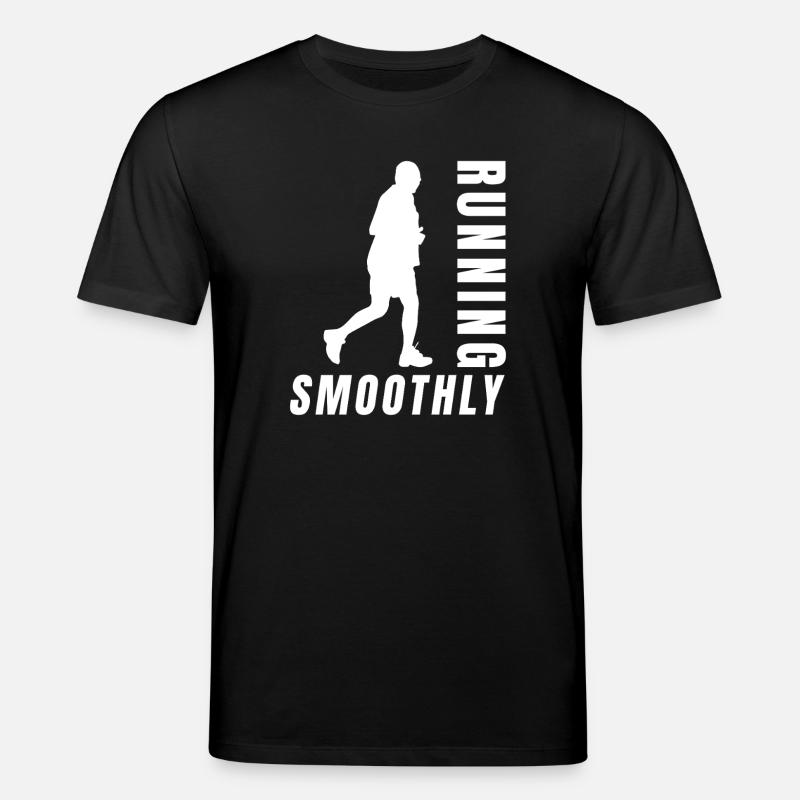 Marathon Runner Running Smoothly Running - Stanley/Stella CREATOR Unisex Organic T-Shirt - black