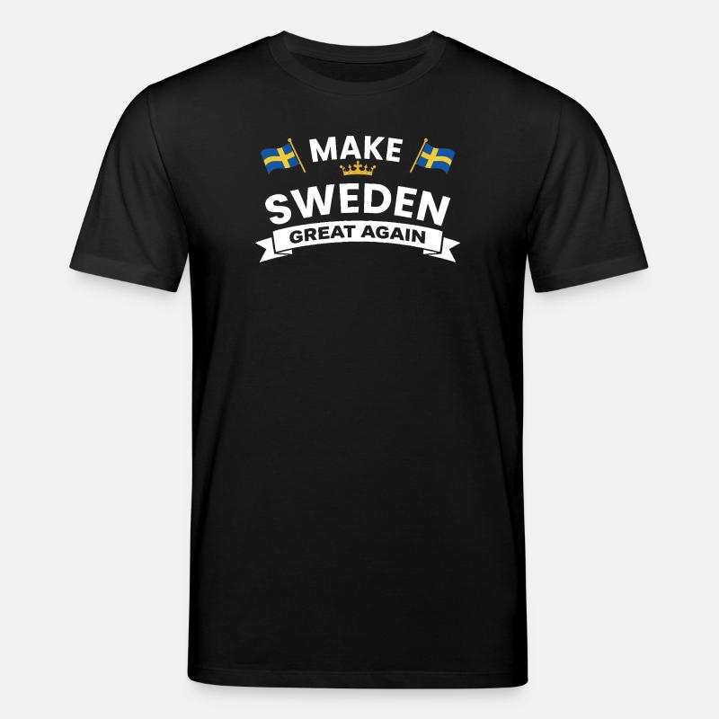 Make Sweden Great Again - Stanley/Stella CREATOR Unisex Organic T-Shirt - black