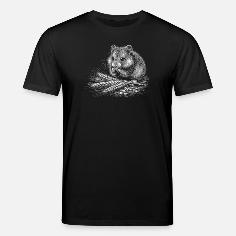 Des hamsters dans le feuillage - T-shirt bio CREATOR Stanley/Stella Unisexe - noir