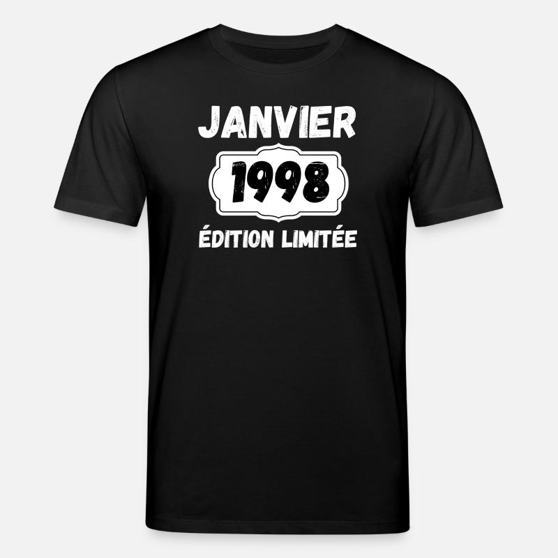 Januar 1998 Limited Edition Jubiläum - Stanley/Stella Unisex Bio-T-Shirt CREATOR  - Schwarz