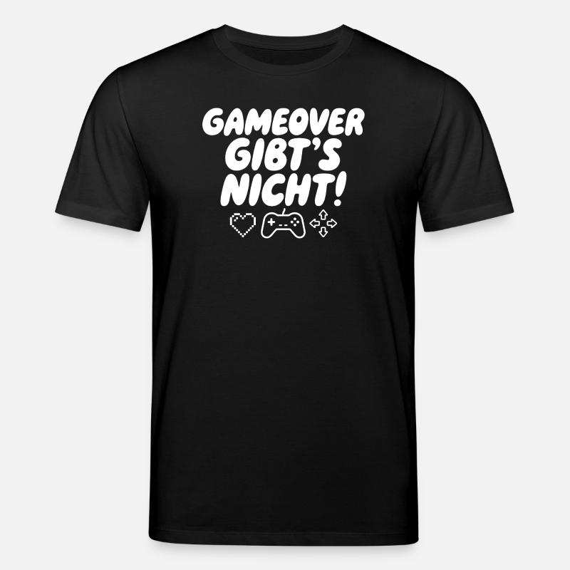Game Over Gibt's Nicht - Stanley/Stella Unisex Bio-T-Shirt CREATOR  - Schwarz