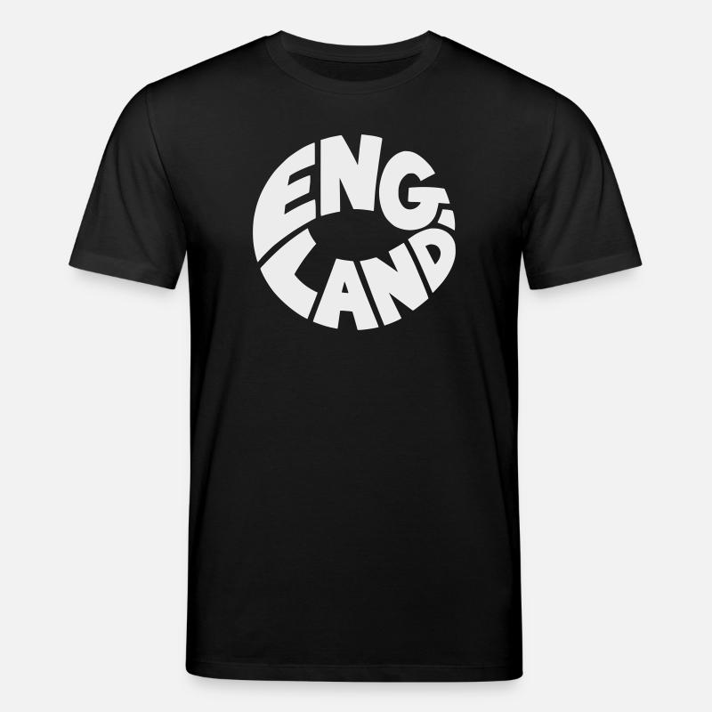 Engand Rundlogo Druckdesign - Stanley/Stella Unisex Bio-T-Shirt CREATOR  - Schwarz