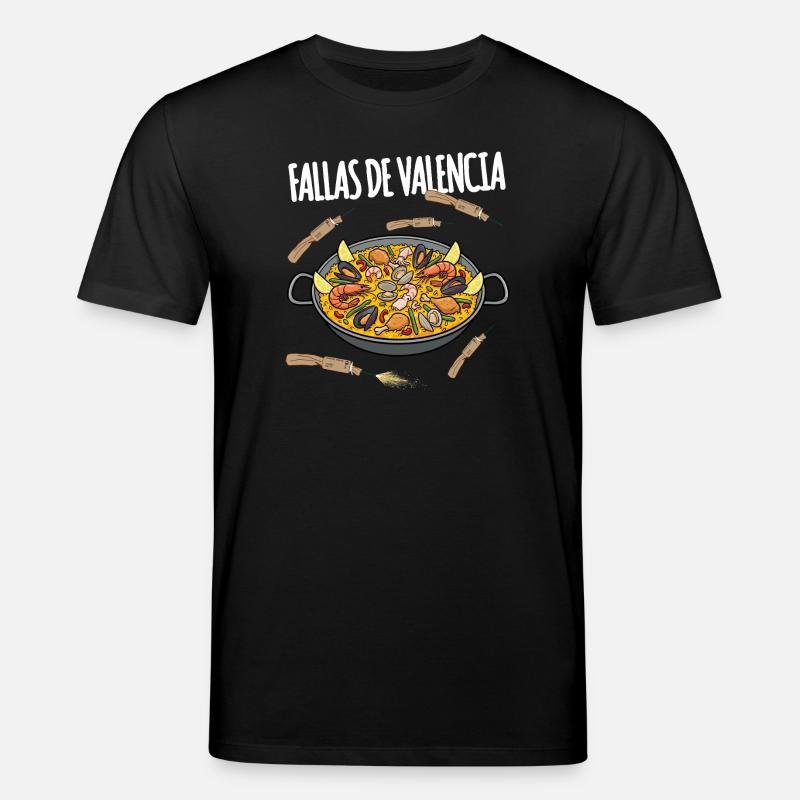 Fallas De Valencia Paella - T-shirt bio CREATOR Stanley/Stella Unisexe - noir