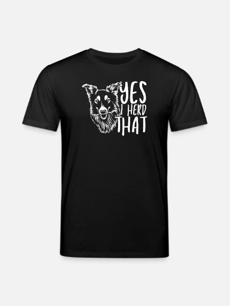 Wolf head with handwritten text - Stanley/Stella CREATOR Unisex Organic T-Shirt - black