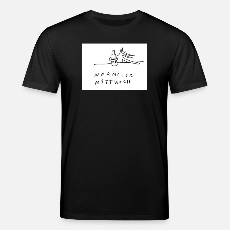 normaler_Mittwoch - Stanley/Stella Unisex Bio-T-Shirt CREATOR  - Schwarz