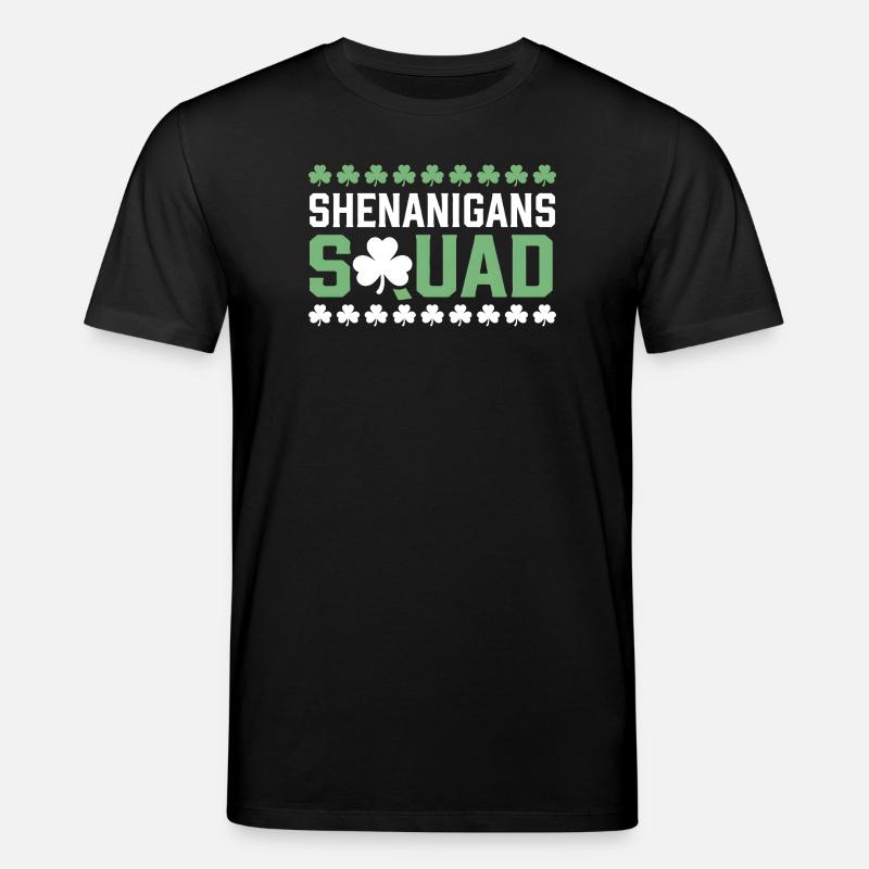 Shenanigans Squad Shamrock Tee - Stanley/Stella CREATOR Unisex Organic T-Shirt - black