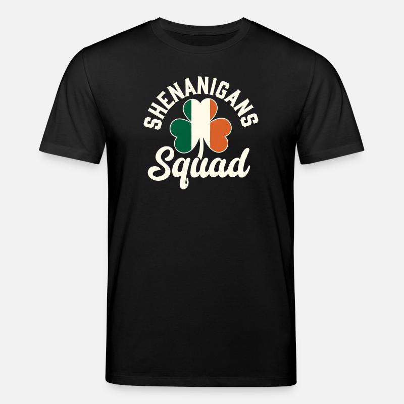 Escadron des Manigances Shamrock - T-shirt bio CREATOR Stanley/Stella Unisexe - noir