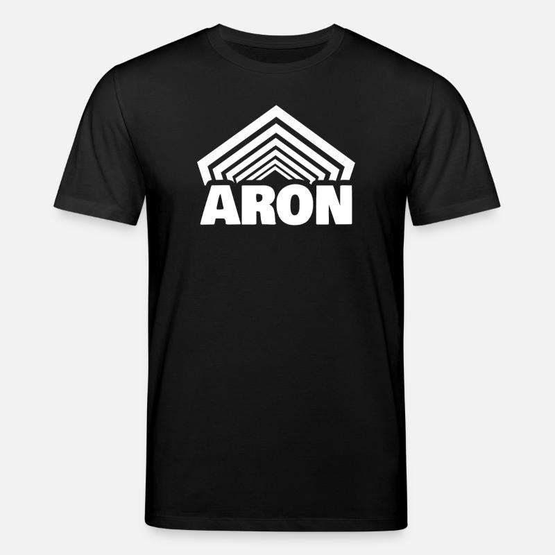 First name Aron - Stanley/Stella CREATOR Unisex Organic T-Shirt - black