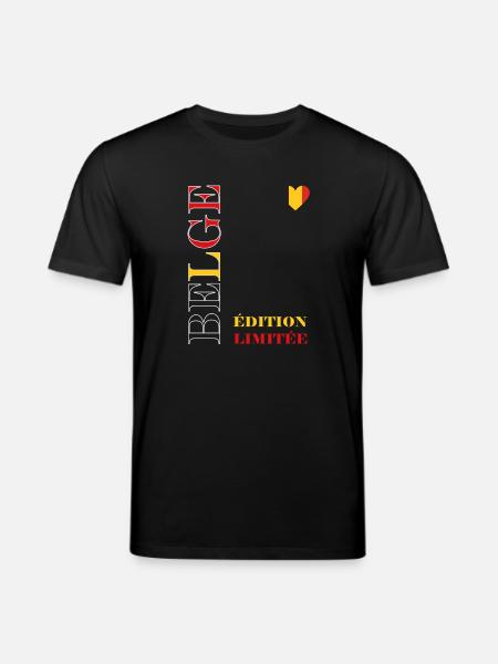 Belgium Limited Edition Graphic - Stanley/Stella CREATOR Unisex Organic T-Shirt - black