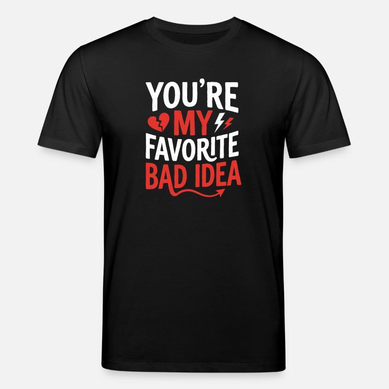 Meine Lieblingsschlechte Idee - Stanley/Stella Unisex Bio-T-Shirt CREATOR  - Schwarz