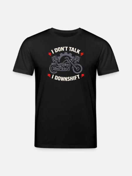Why we ride motorcycles, - Stanley/Stella CREATOR Unisex Organic T-Shirt - black