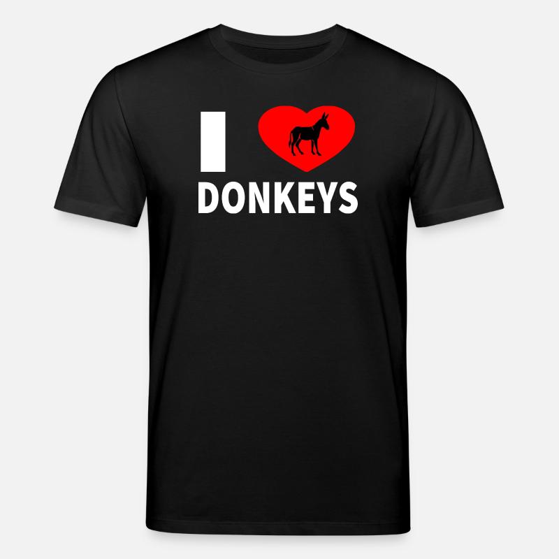 Esel - Stanley/Stella Unisex Bio-T-Shirt CREATOR  - Schwarz