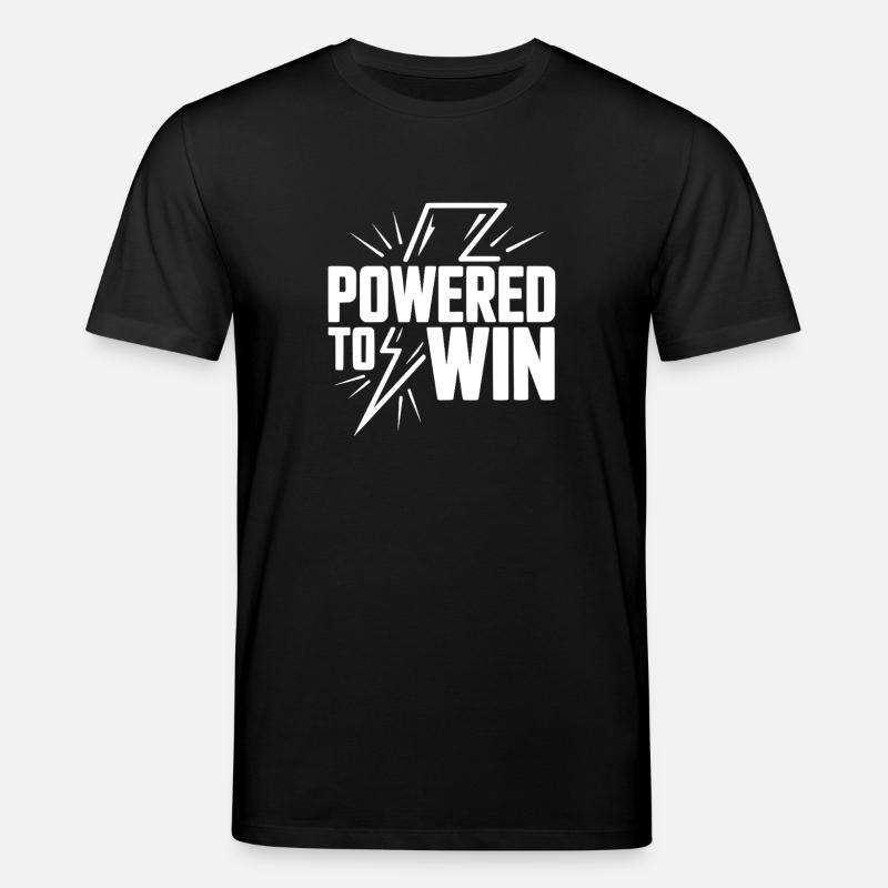 Powered to Win - Stanley/Stella Unisex Bio-T-Shirt CREATOR  - Schwarz