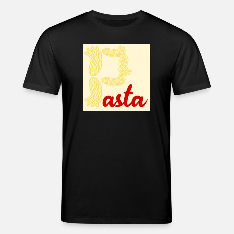Pasta Nudeln Lieblingsessen - Stanley/Stella Unisex Bio-T-Shirt CREATOR - Schwarz