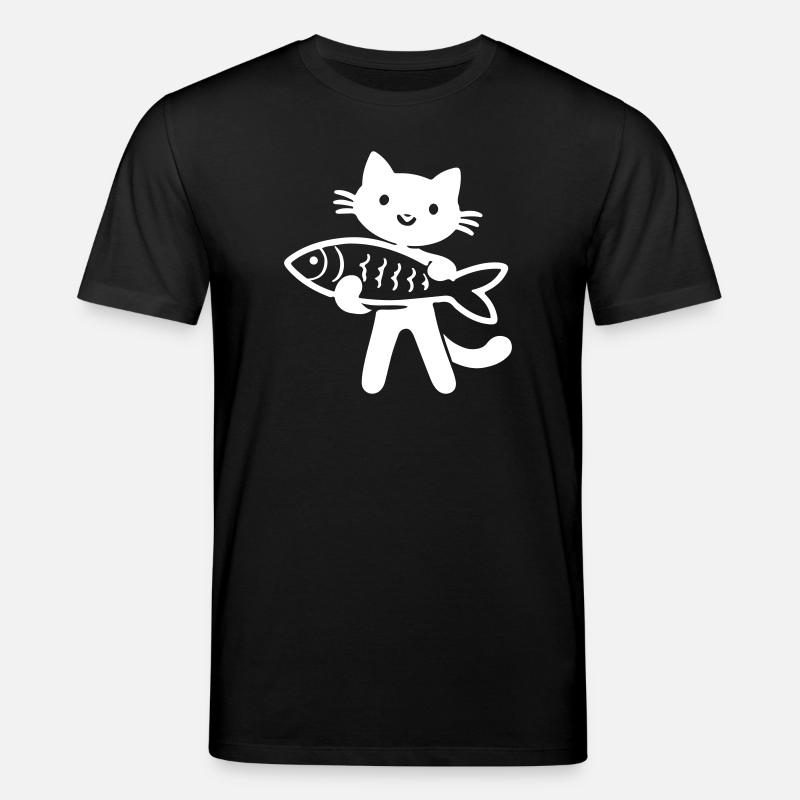 Poisson-chat - T-shirt bio CREATOR Stanley/Stella Unisexe - noir