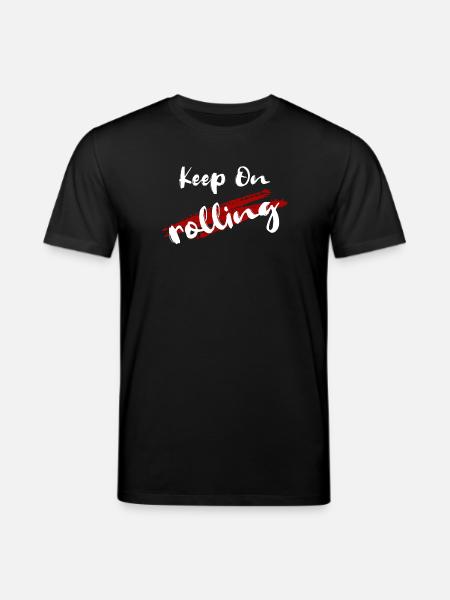 keep on - Stanley/Stella CREATOR Unisex Organic T-Shirt - black
