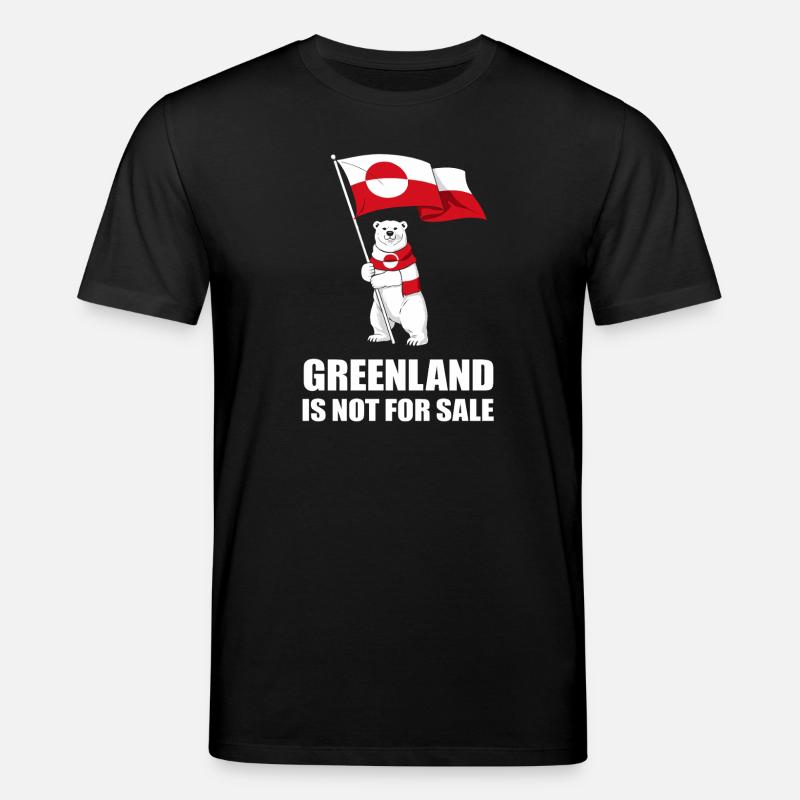 Greenland Non à la Vente Ours - T-shirt bio CREATOR Stanley/Stella Unisexe - noir