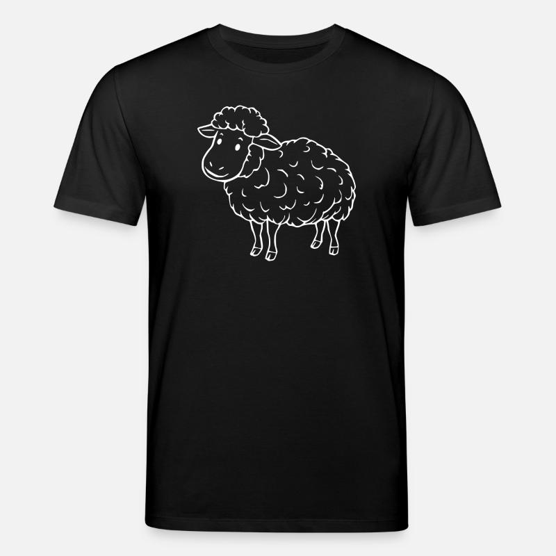 Schaf Schäfchen Lamm - Stanley/Stella Unisex Bio-T-Shirt CREATOR  - Schwarz