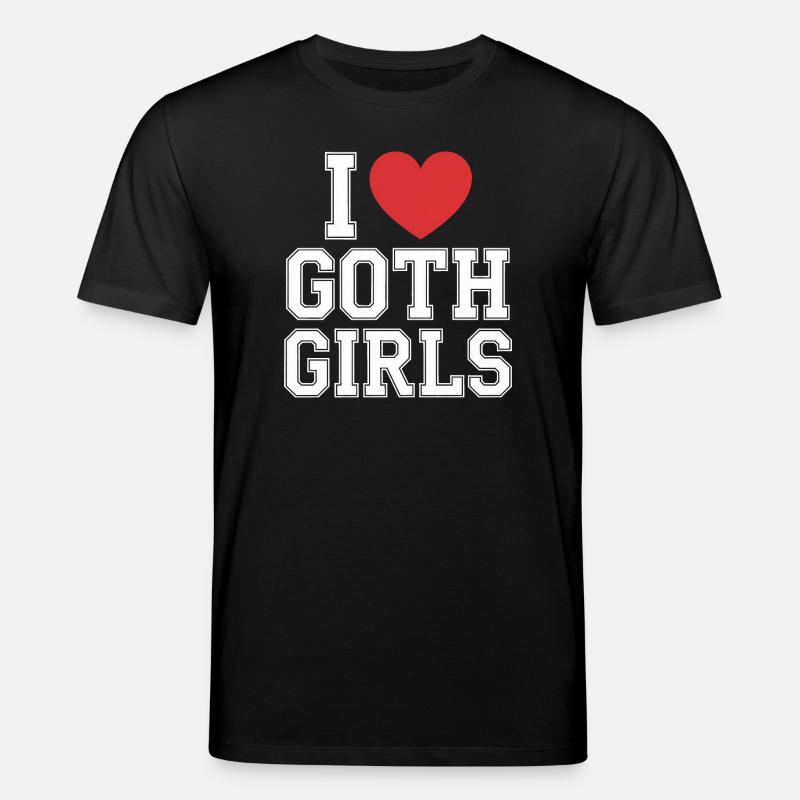 J’aime les filles gothiques - T-shirt bio CREATOR Stanley/Stella Unisexe - noir
