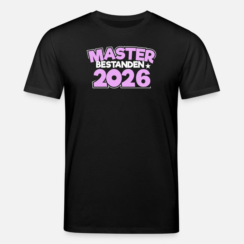Master 2026 Diplôme - T-shirt bio CREATOR Stanley/Stella Unisexe - noir