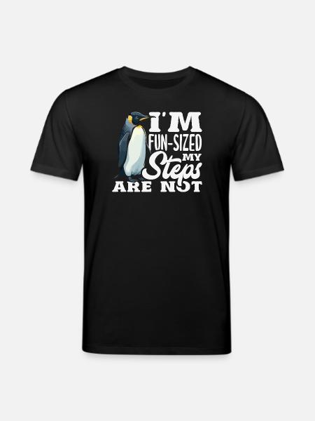 Attends-moi, j’ai de petites jambes - T-shirt bio CREATOR Stanley/Stella Unisexe - noir