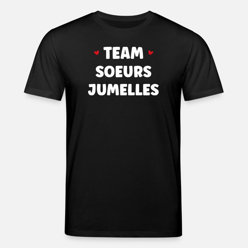 Team Soeurs Jumelées - T-shirt bio CREATOR Stanley/Stella Unisexe - noir