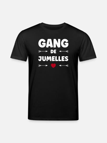 TWIN GANG - Stanley/Stella CREATOR Unisex Organic T-Shirt - black