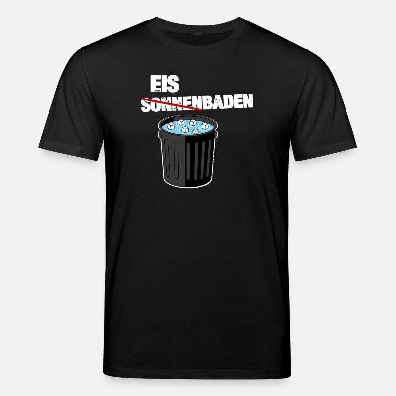 Glace au lieu de bronzer - T-shirt bio CREATOR Stanley/Stella Unisexe - noir