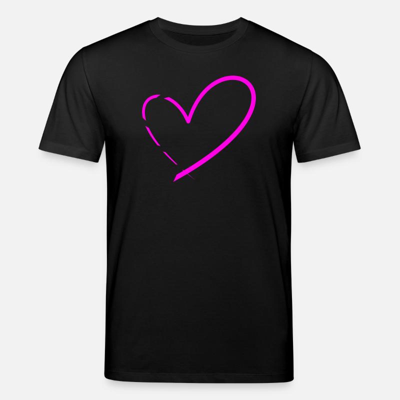 Coeurs - T-shirt bio CREATOR Stanley/Stella Unisexe - noir
