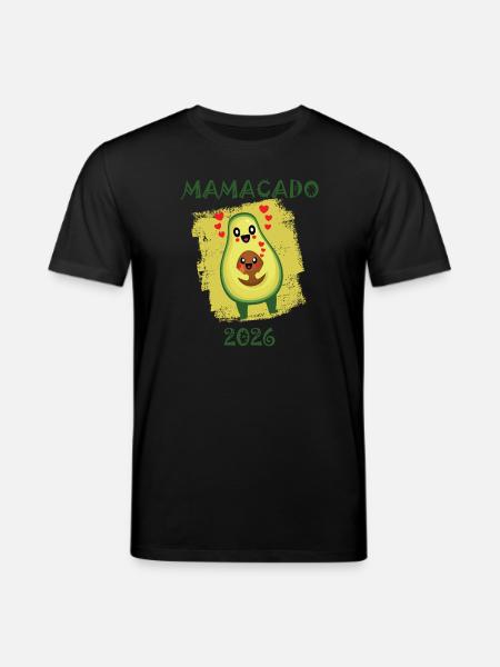 Avocado 2026 Mamacado Funny Saying - Stanley/Stella CREATOR Unisex Organic T-Shirt - black