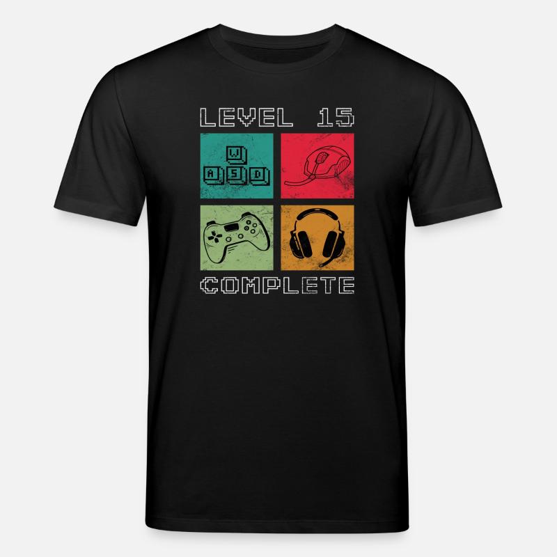 Level 15 Complete - Stanley/Stella Unisex Bio-T-Shirt CREATOR - Schwarz