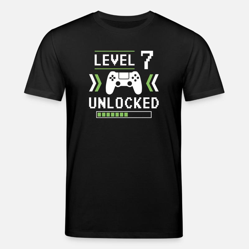 Level 7 freigeschaltet - Stanley/Stella Unisex Bio-T-Shirt CREATOR  - Schwarz