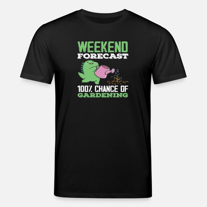 Prévisions du week-end jardiniers - T-shirt bio CREATOR Stanley/Stella Unisexe - noir