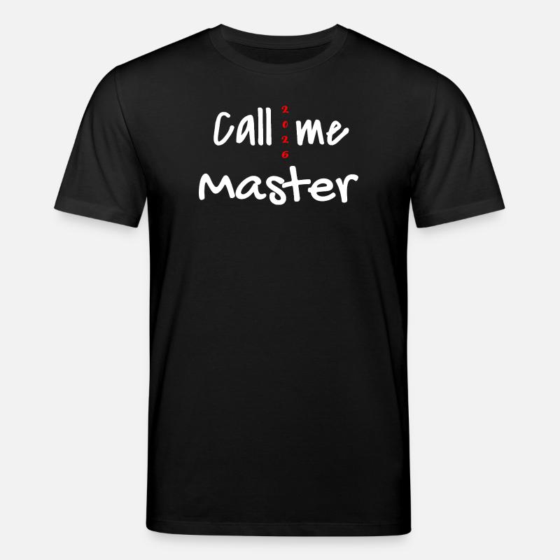 Master 2026 Abschluss Promotion Sponsion - Stanley/Stella Unisex Bio-T-Shirt CREATOR - Schwarz