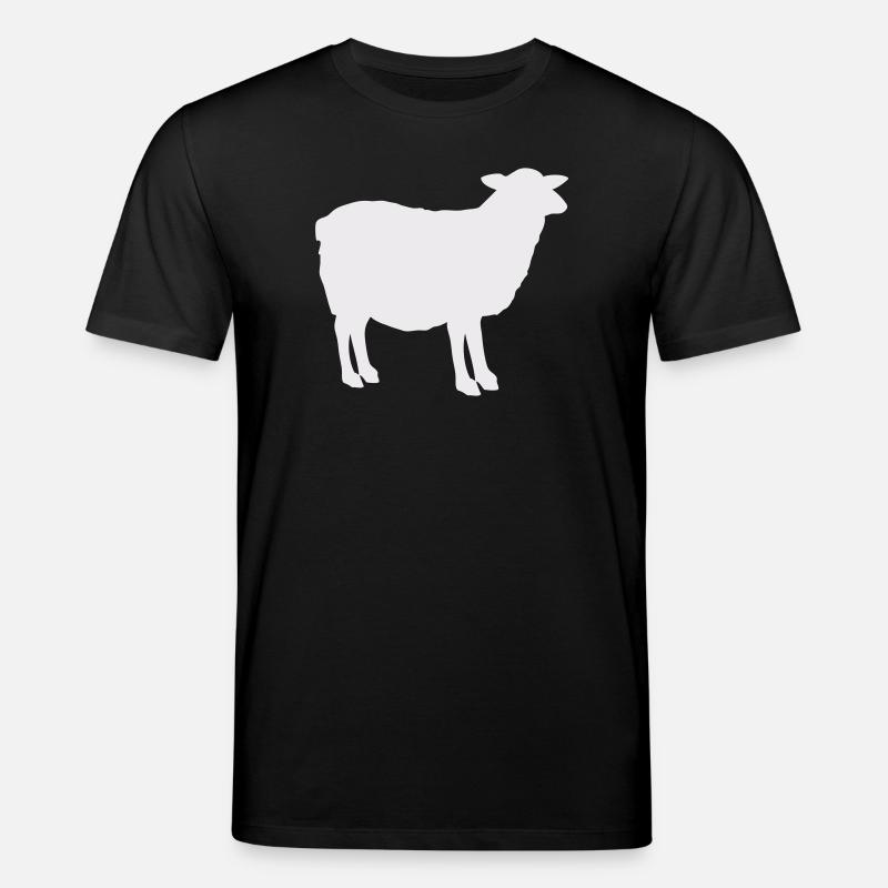 Schaf-Silhouette - Stanley/Stella Unisex Bio-T-Shirt CREATOR  - Schwarz