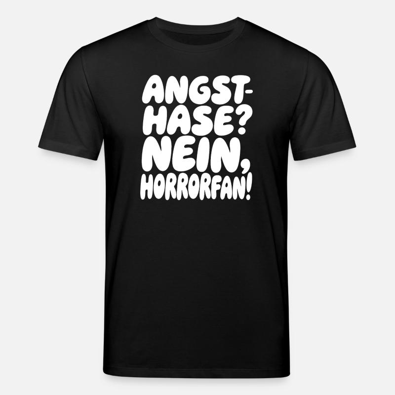 Angst? Nein, Horrorfan! - Stanley/Stella Unisex Bio-T-Shirt CREATOR  - Schwarz