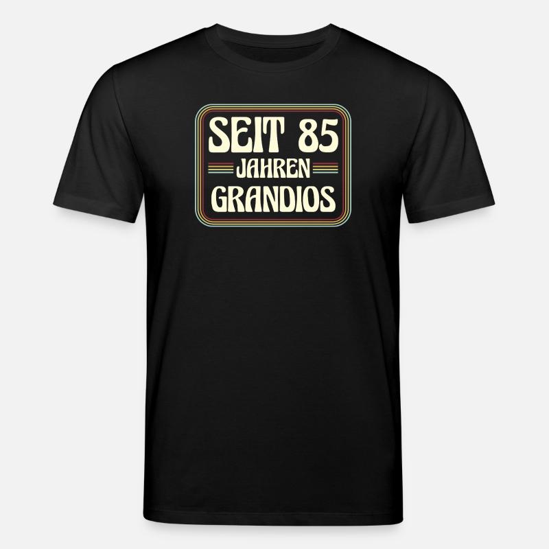 85 ans Anniversaire 85 - T-shirt bio CREATOR Stanley/Stella Unisexe - noir