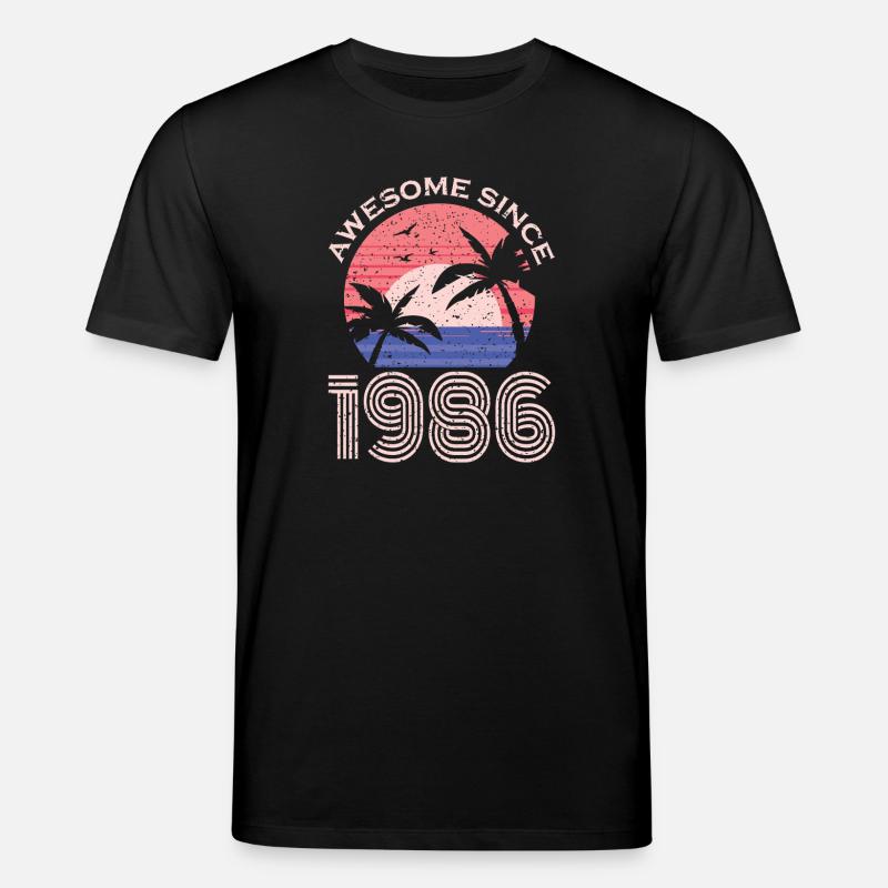 Aloha Sunset 1996 Rétro - T-shirt bio CREATOR Stanley/Stella Unisexe - noir