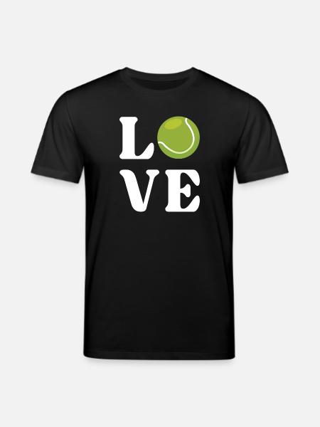 Tennis Lover - Stanley/Stella CREATOR Unisex Organic T-Shirt - black