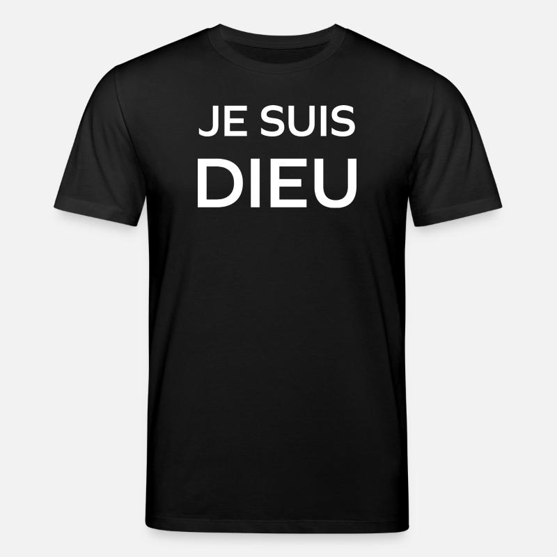 Ich bin Gott - Stanley/Stella Unisex Bio-T-Shirt CREATOR  - Schwarz