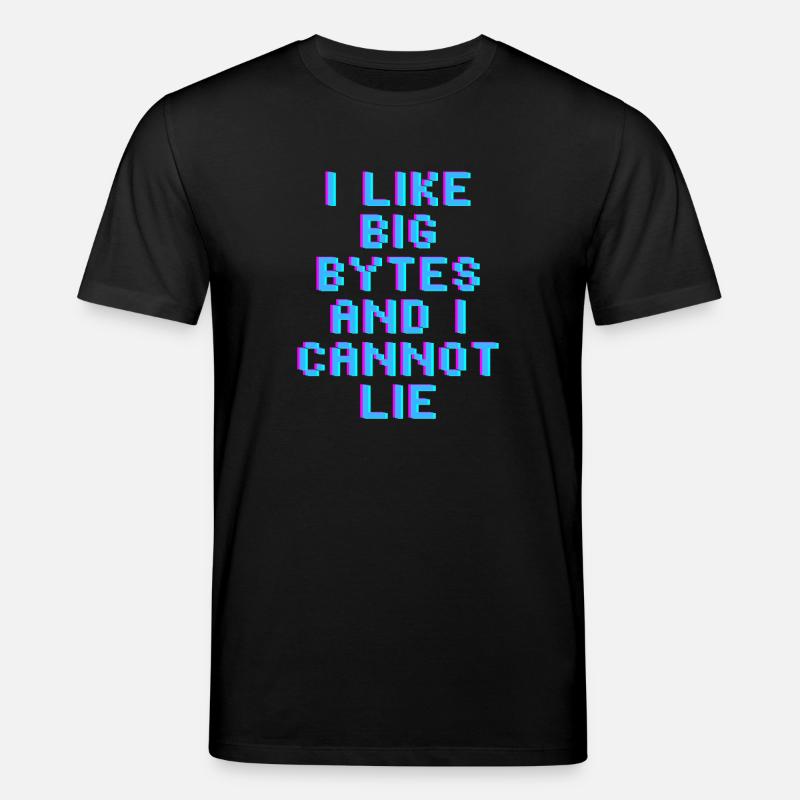 Ich mag große Bytes - Stanley/Stella Unisex Bio-T-Shirt CREATOR  - Schwarz