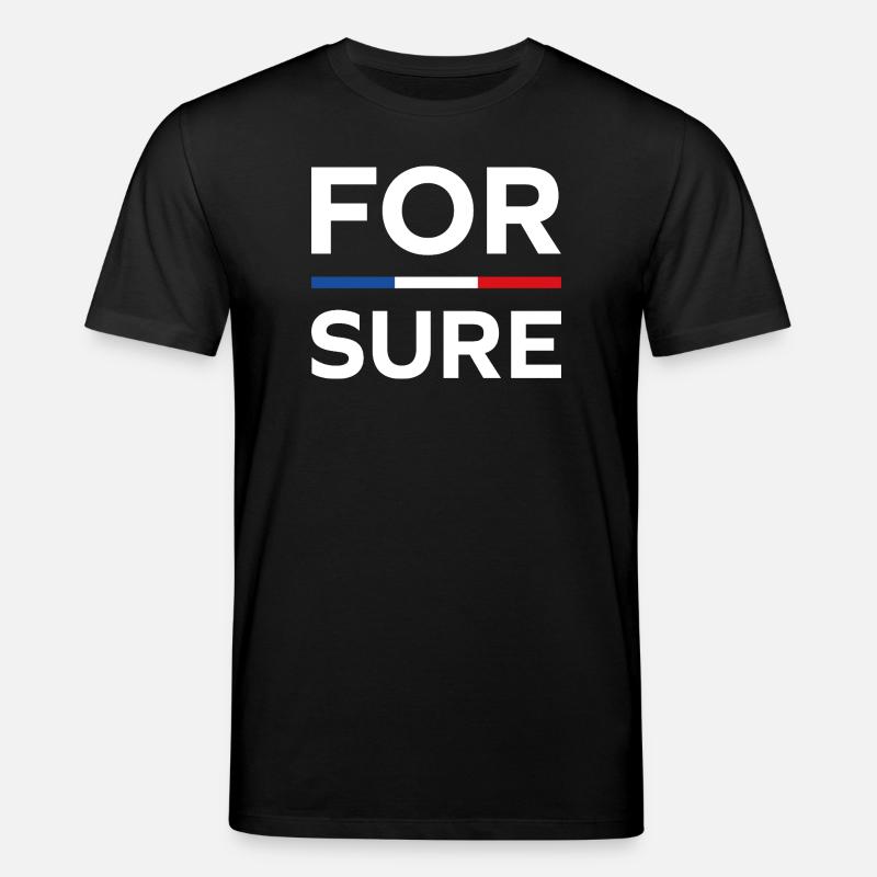 macron For sure - T-shirt bio CREATOR Stanley/Stella Unisexe - noir