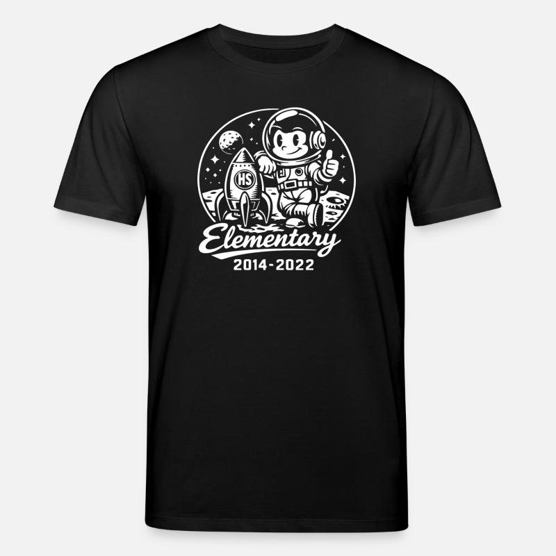 Astronaute Élémentaire 2014-2022 - T-shirt bio CREATOR Stanley/Stella Unisexe - noir