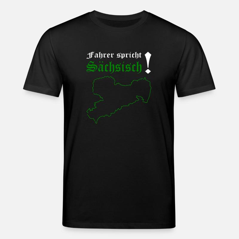 Sachse Sächsischer Dialekt Sachsen - Stanley/Stella Unisex Bio-T-Shirt CREATOR - Schwarz