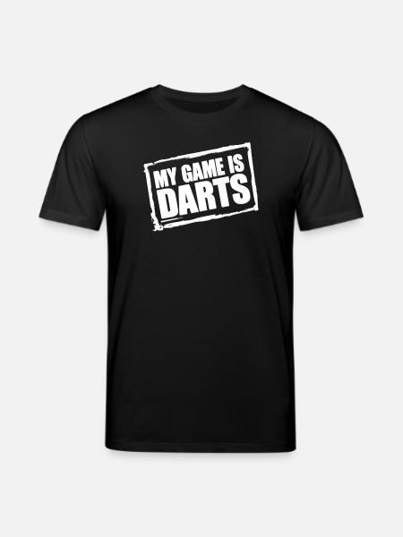 Darts Fun-hettegenser og -skjorte for ekte dartfans - Stanley/Stella CREATOR økologisk unisex T-skjorte - svart