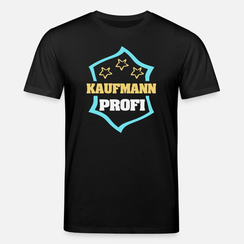 Arbeit Kaufmann - Stanley/Stella Unisex Bio-T-Shirt CREATOR  - Schwarz