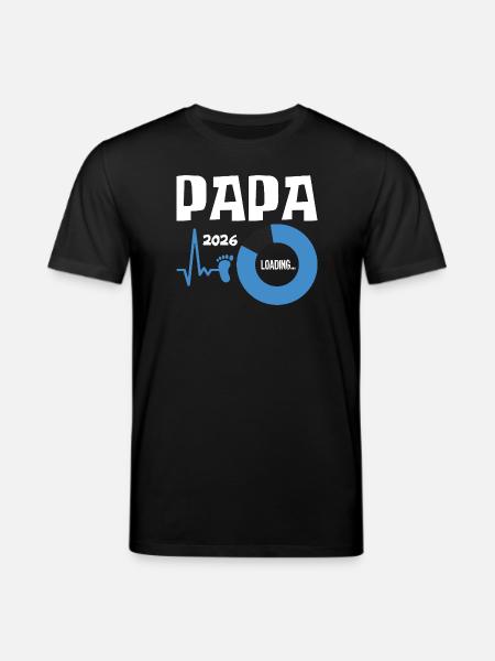Grossesse du père 2026 - T-shirt bio CREATOR Stanley/Stella Unisexe - noir
